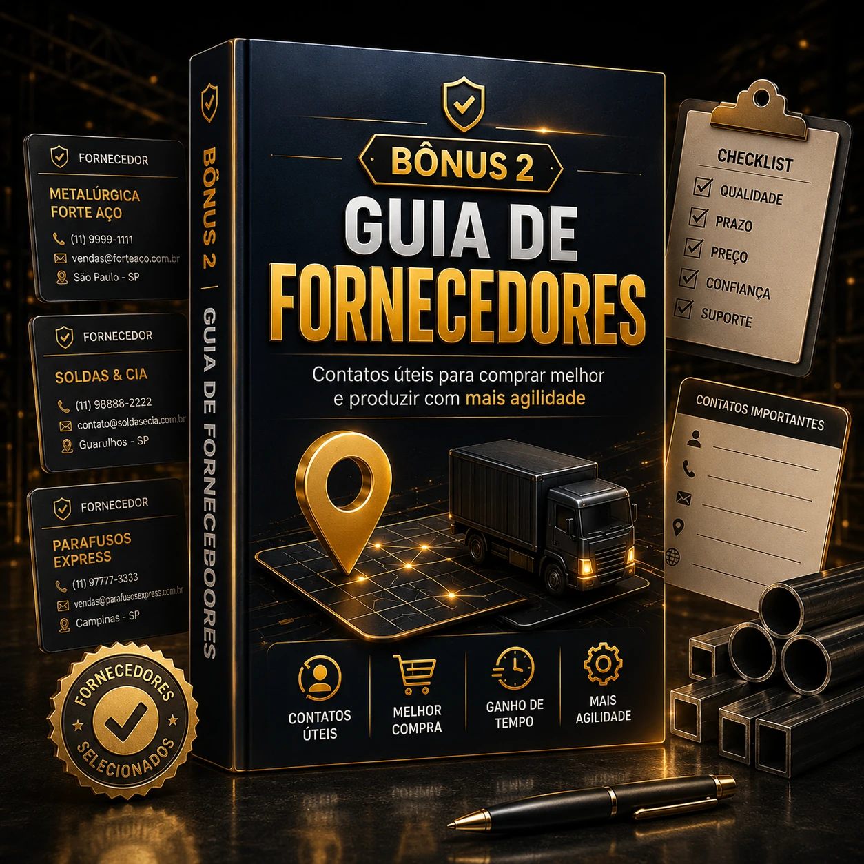 Bônus 2 - Guia de Fornecedores